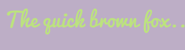 Image with Font Color BCE27F and Background Color BDAEC6